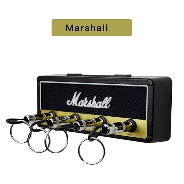 Guitarist Keychain Storage Hooks