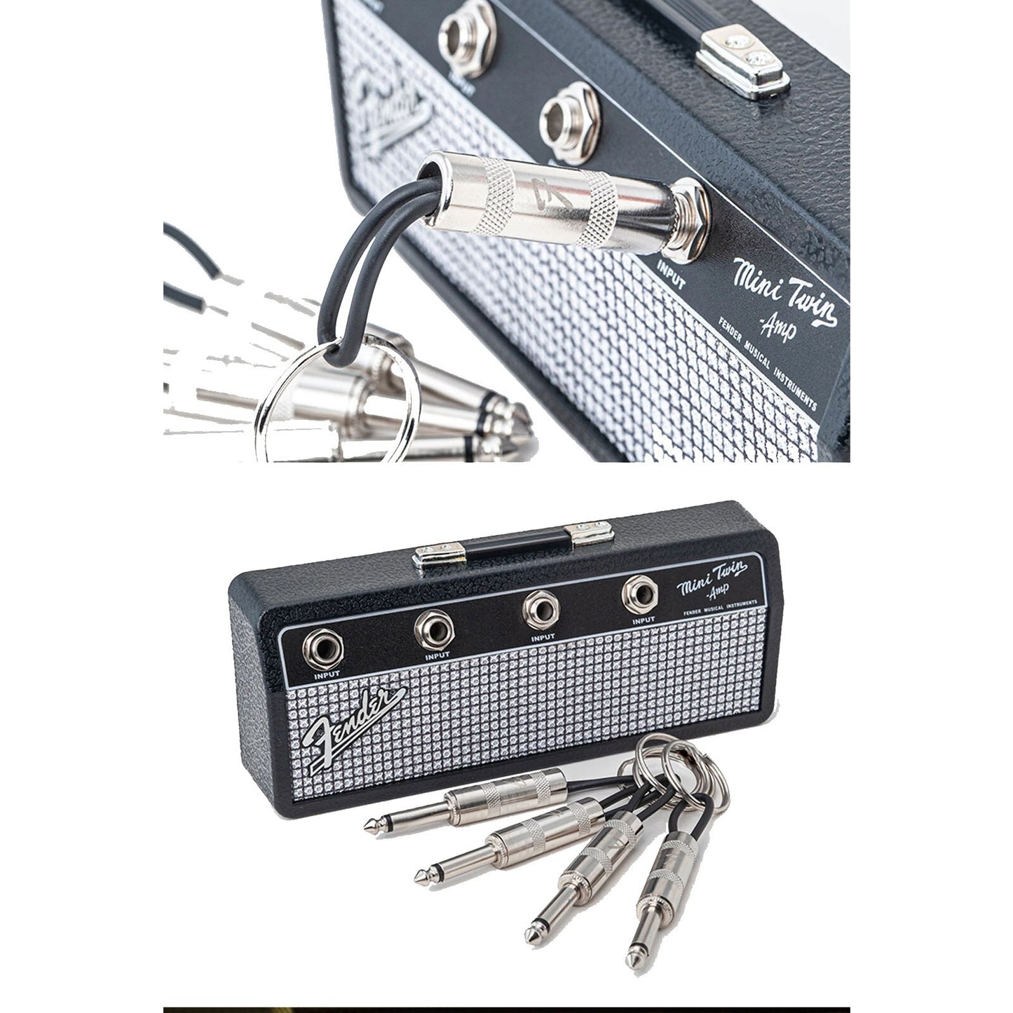 Guitarist Keychain Storage Hooks